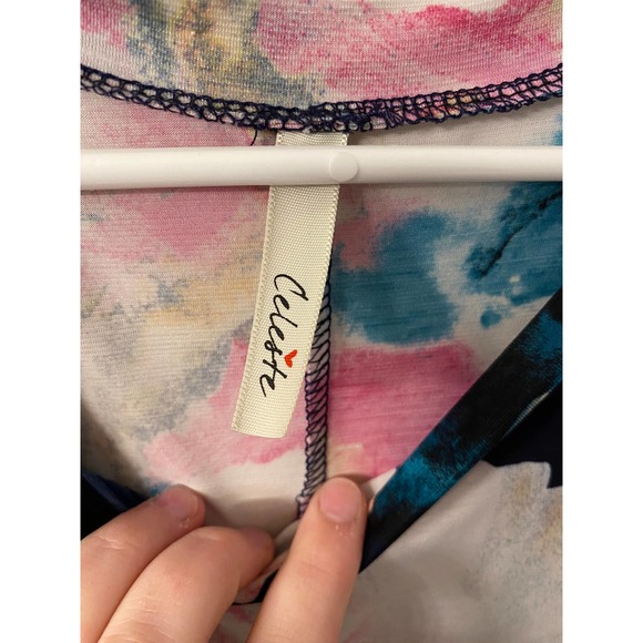 Celeste Floral/Leopard Combo Dress Size 2XL - Picture 3 of 5